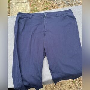 🔥 BRAND NEW 🔥 Plus Size 28W Womens Blue Pants by Charter Club